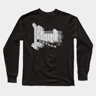 Vintage Bend, OR Long Sleeve T-Shirt